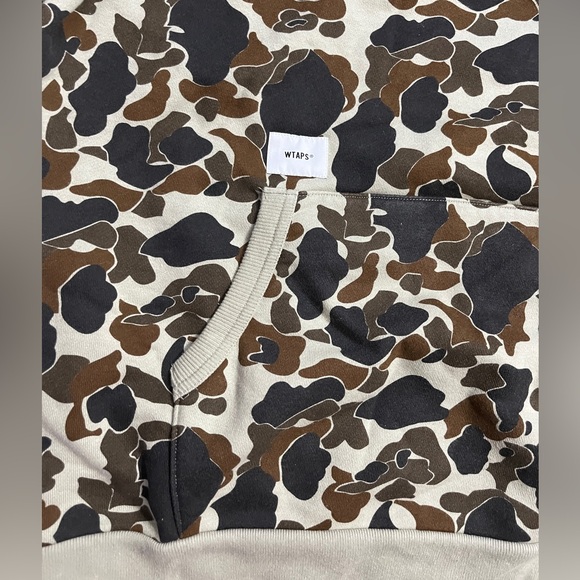 NWT - WTAPS Men’s Relaxed Fit Camo Hoodie - Made in Japan - Size 2 / US M - Picture 7 of 13